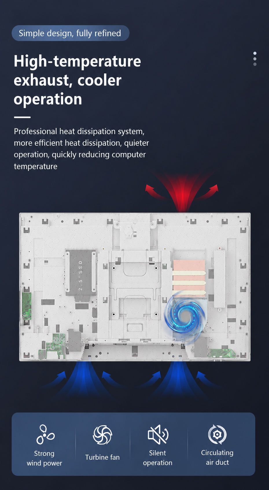 23.8″ All-in-One Computer Barebone 