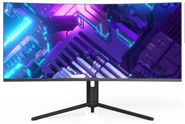 34 Inch Curved Ultrawide Monitor for Gaming and Commercial Integration