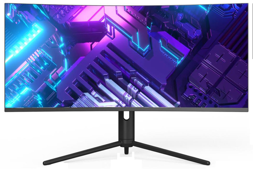 34 Inch Curved Ultrawide Monitor for Gaming and Commercial Integration
